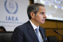 Generálny riaditeľ Medzinárodnej agentúry pre atómovú energiu (MAAE) Rafael Grossi. FOTO: TASR/AP