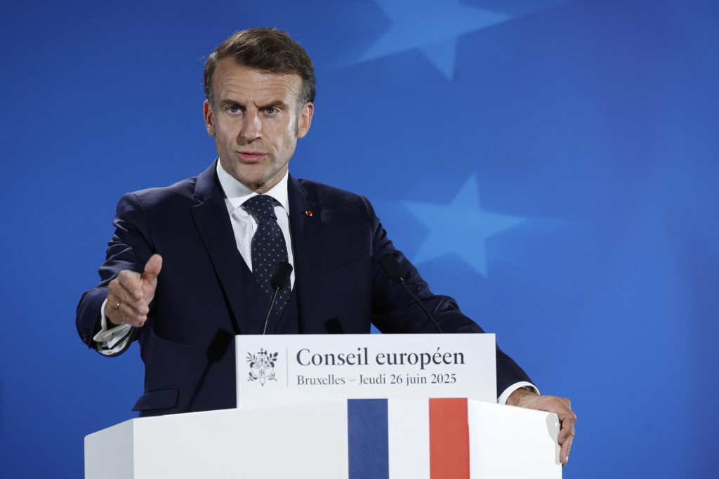 Francúzsky prezident Emmanuel Macron. FOTO: TASR/AP