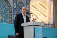 Iránsky prezident Masúd Pezeškiján. FOTO: Reutes
