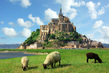 Hrad Le Mont-Saint-Michel.