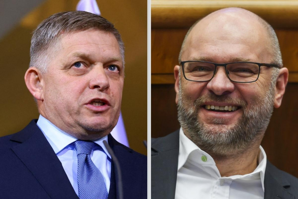 Robert Fico a Richard Sulík.

FOTO: Reuters, TASR/koláž HN