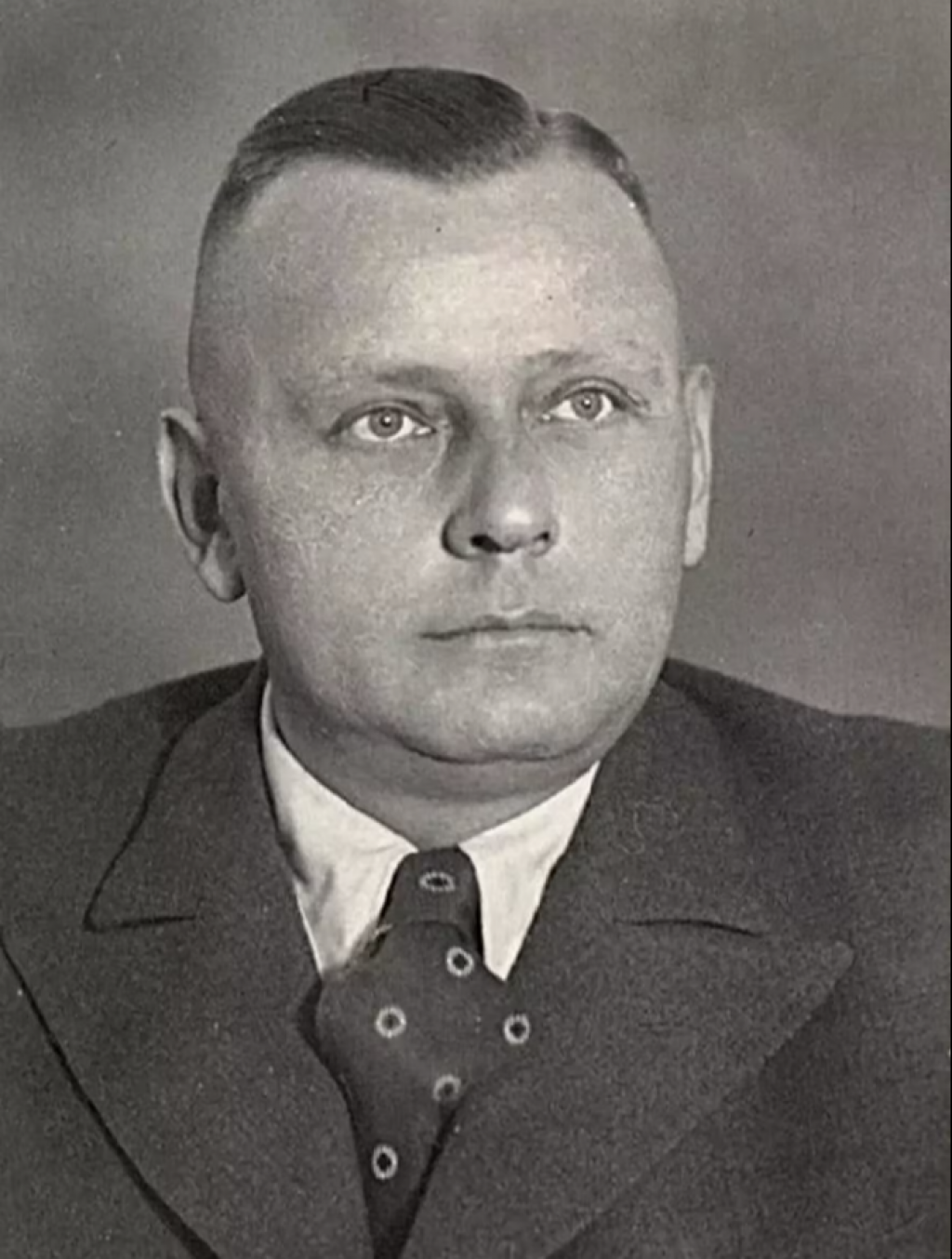 Otto Koslowski, šéf brnianskeho gestapa.
