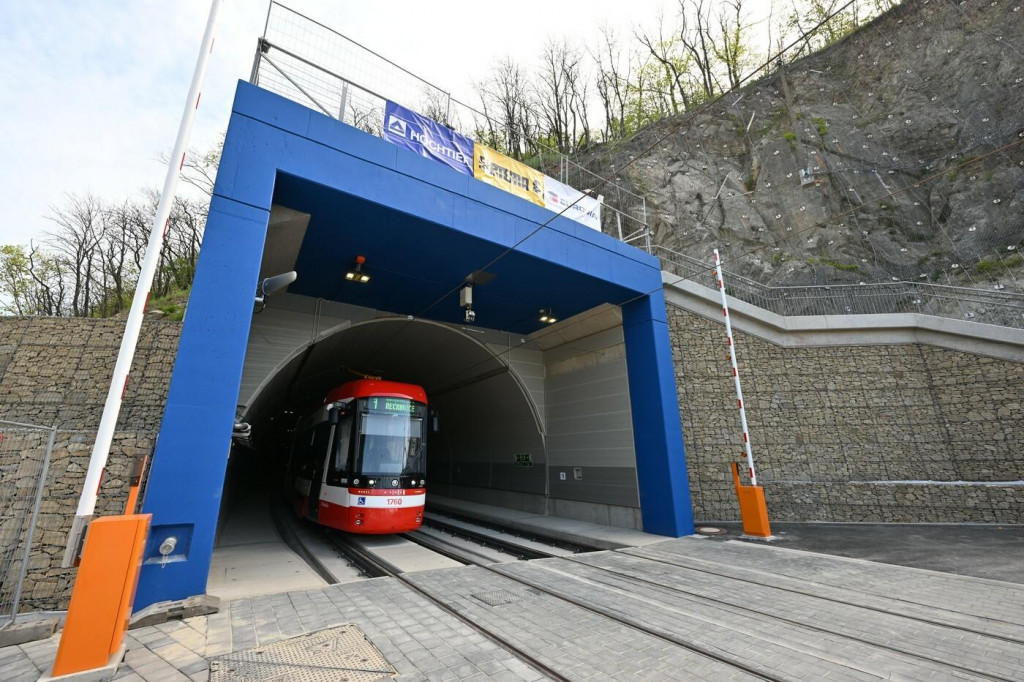 Električkový tunel v Brne