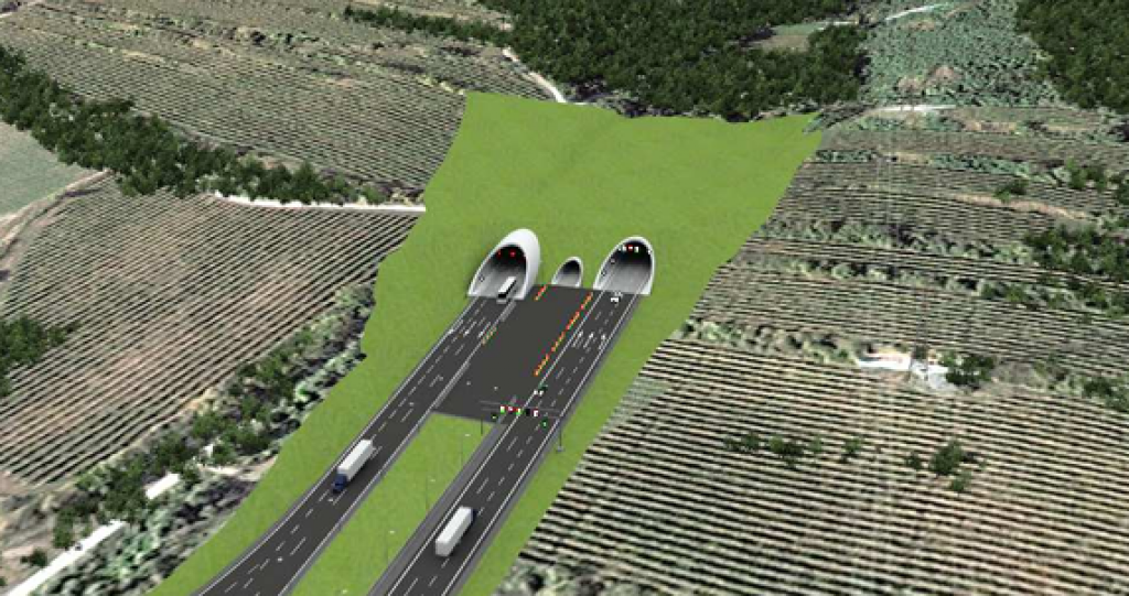 Tunel Karpaty by mal byť so svojou dĺžkou takmer 12 kilometrov najdlhším tunelom na Slovensku. FOTO: NDS