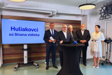 Rudolf Huliak, Roman Malatinec, Pavel Ľupták a Ivan Ševčík FOTO: HN/Ákos Cséplö
