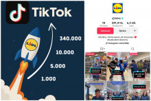 Lidl na TikToku raketovo rastie.