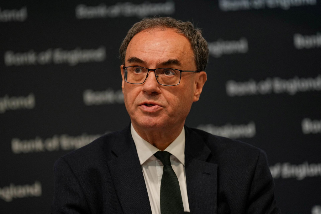 Guvernér britskej centrálnej banky Andrew Bailey. FOTO: Reuters