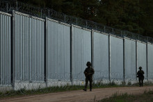 Hranica Poľska a Bieloruska. FOTO: Reuters