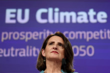 Výkonná podpredsedníčka Európskej komisie pre čistú, spravodlivú a konkurencieschopnú transformáciu Teresa Riberová. FOTO: REUTERS