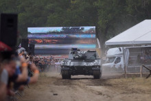 Dynamická ukážka CV90120 na Tankových dňoch Laugarício 2025