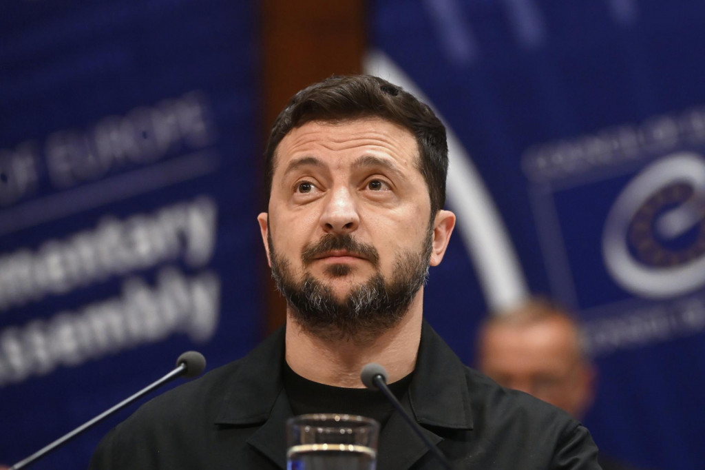 Ukrajinský prezident Volodymyr Zelenskyj. FOTO: TASR/AP