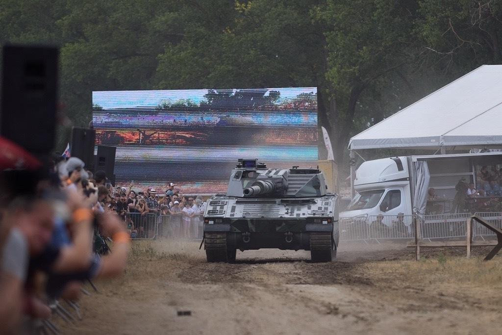 Dynamická ukážka CV90120 na Tankových dňoch Laugarício 2025