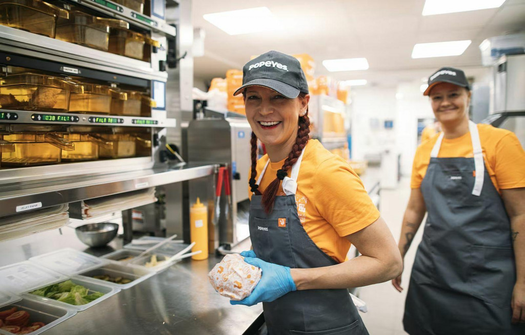 Vstup brnenskej pobočky Popeyes na trh sa očakával dva roky. FOTO: MAFRA/Radim Strachoň