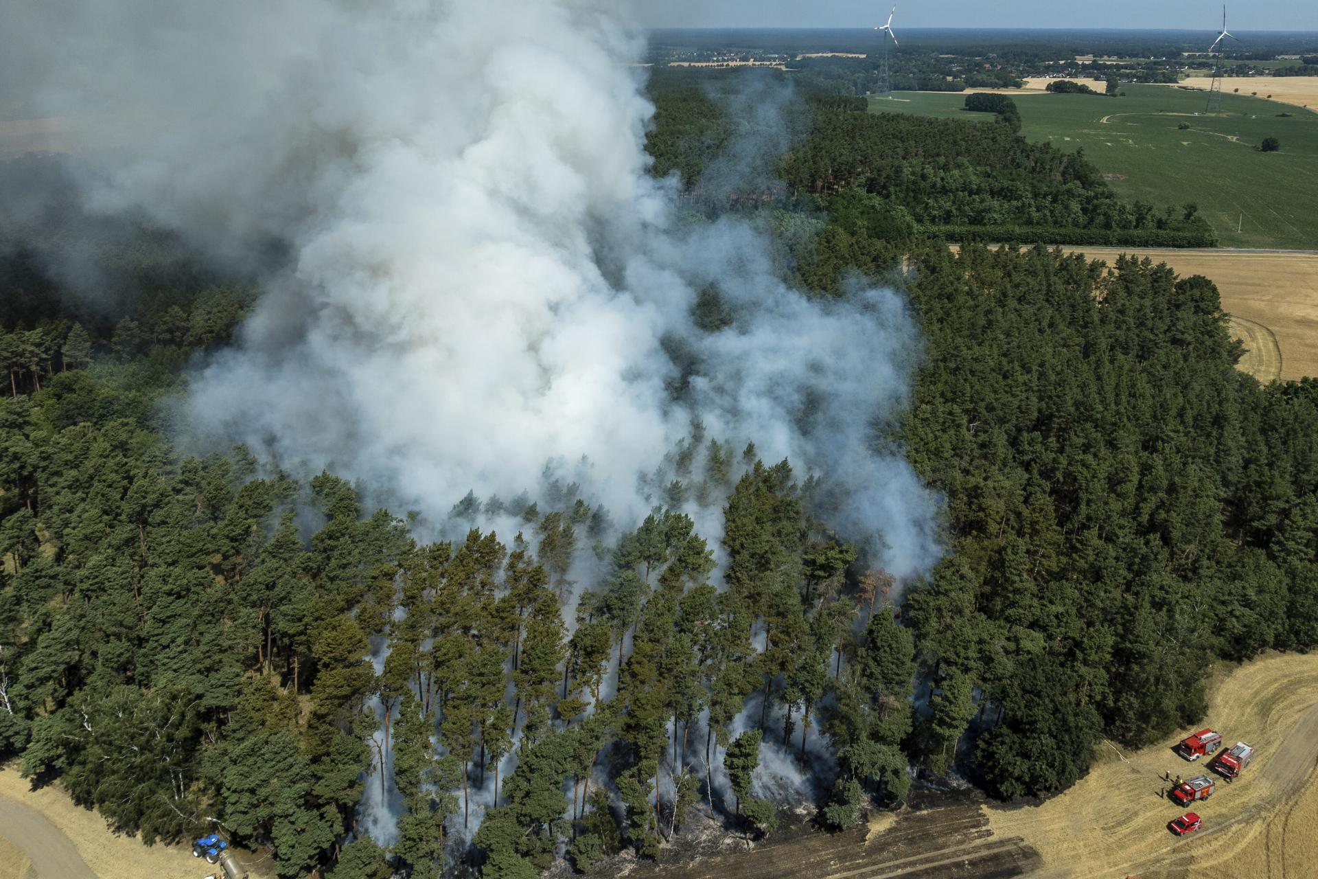 Situácia je vážna. Požiare sužujú Nemecko, zo Saska sa rozšírili až do Brandenburska