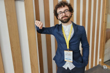 Taliansky expert Federico Siciliano sa tento týždeň zúčastnil v Bratislave na Európskej letnej škole umelej inteligencie. FOTO: ESSAI/Pavel Šafránek