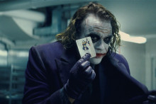 Heath Ledger ako Joker vo filme The Dark Knight