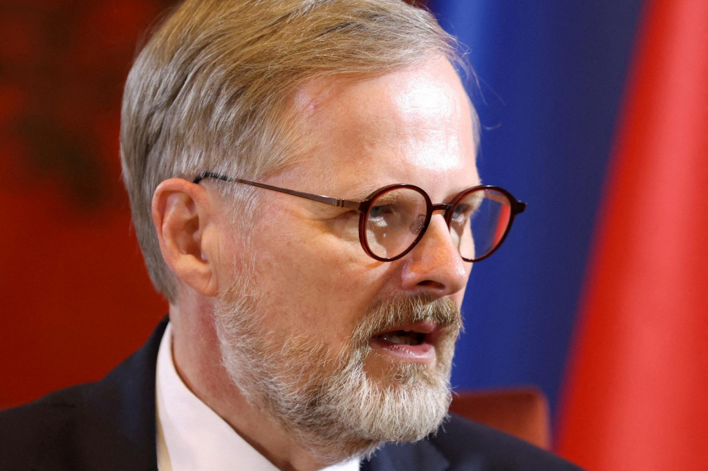 Český premiér Petr Fiala. FOTO: REUTERS