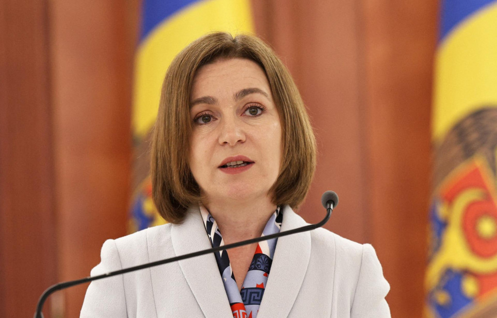 Prezidentka Moldavska Maia Sanduová. FOTO: REUTERS