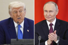 Americký prezident Donald Trump a ruský prezident Vladimir Putin. FOTO: TASR/AP