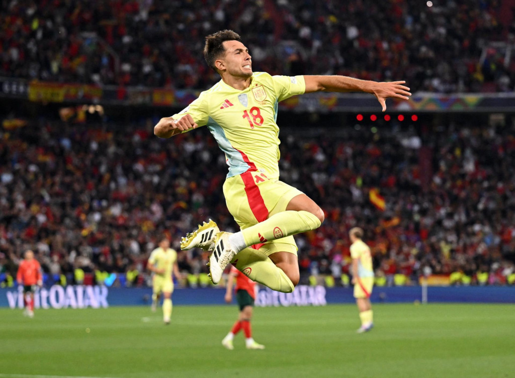 Španielsky futbalový stredopoliar Martin Zubimendi. FOTO: REUTERS