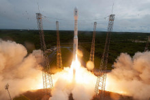 Ilustračná snímka európskej rakety Vega-C. FOTO: ESA