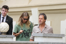 Daniela Peštová a Pavol Habera v Karlových Varoch.