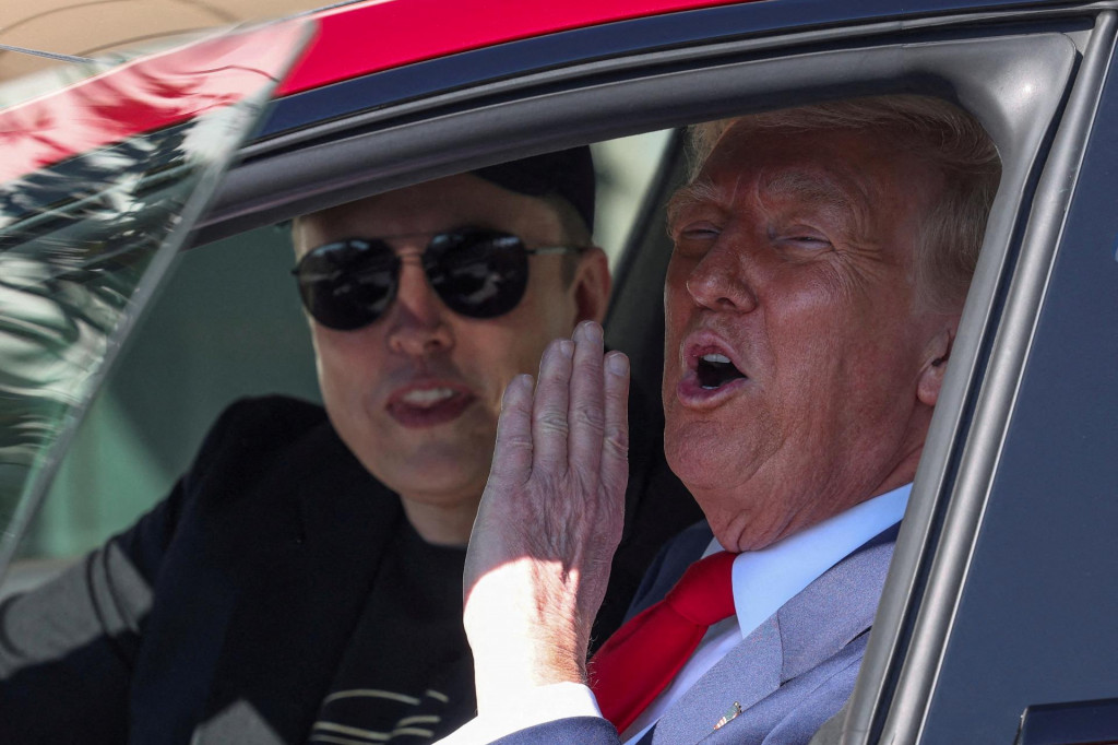 Americký prezident Donald Trump and miliardár Elon Musk. FOTO: Reuters