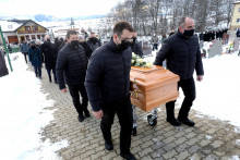 Pohreb generála Milana Lučanského. FOTO: HN/Pavol Funtál
