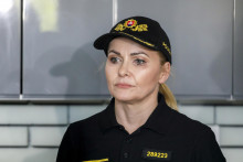 Prezidentka Policajného zboru Jana Maškarová. FOTO: TASR/Dano Veselský