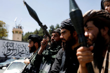 Vojaci Talibanu. FOTO: Reuters