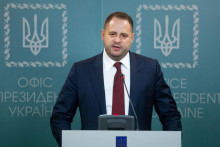 Šéf ukrajinskej prezidentskej kancelárie Andrij Jermak. FOTO: REUTERS