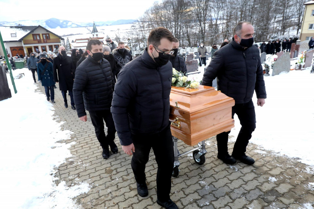 Pohreb generála Milana Lučanského. FOTO: HN/Pavol Funtál
