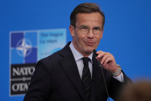Švédsky premiér Ulf Kristersson. FOTO: REUTERS