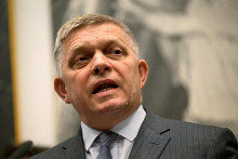 Premiér Robert Fico. FOTO: Reuters