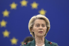 Na snímke predsedníčka Európskej komisie Ursula von der Leyenová. FOTO: TASR/AP