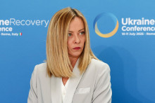 Talianska premiérka Giorgia Meloniová. FOTO: Reuters
