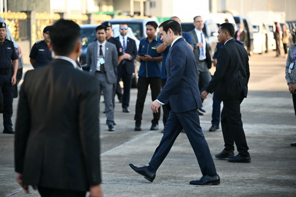 Šéf americkej diplomacie Marco Rubio prichádza do Malajzie. FOTO: REUTERS