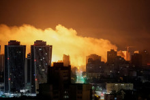 Explózia v Kyjeve. FOTO: Reuters