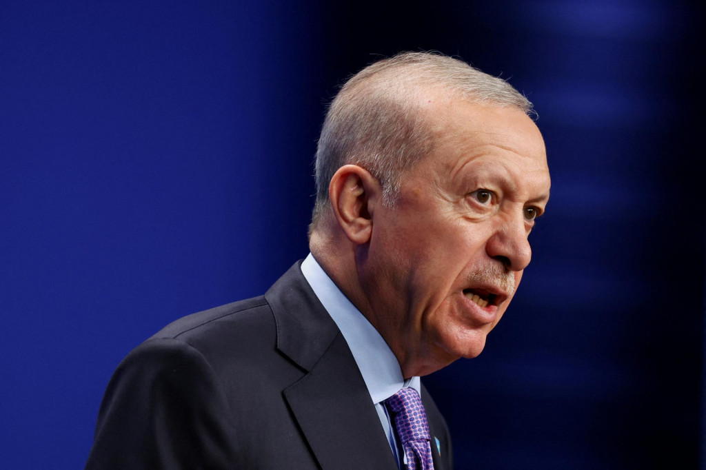 Turecký prezident Recep Tayyip Erdogan. FOTO: Reuters