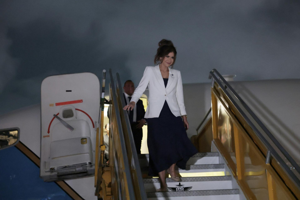 Americká ministerka pre vnútornú bezpečnosť Kristi Noemová. FOTO: TASR/AP