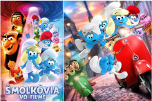 Do kín prichádzajú Šmolkovia vo filme.