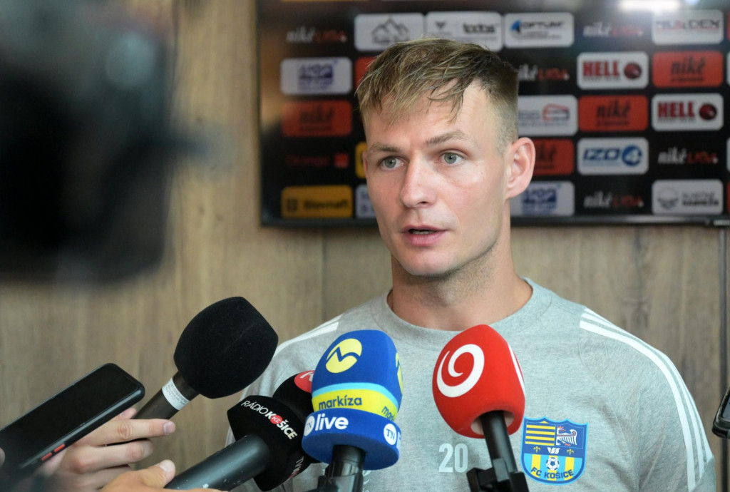 Kapitán FC Košice Ján Krivák. FOTO: TASR/František Iván