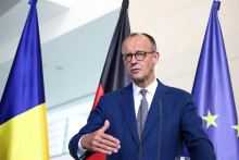 Nemecký kancelár Friedrich Merz sa ohradil voči navrhovanému zdaneniu firiem Európskou komisiou. FOTO: Reuters