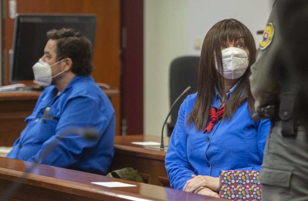 Marian Kočner a Alena Zsuzsová.

FOTO: TASR/M. Baumann