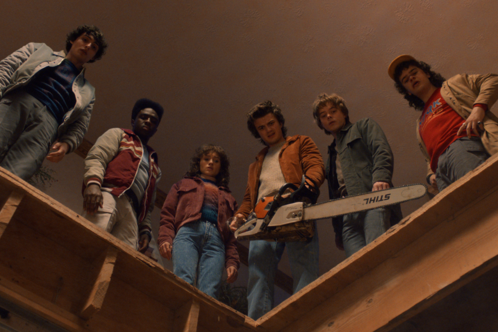Záber z finále Stranger Things