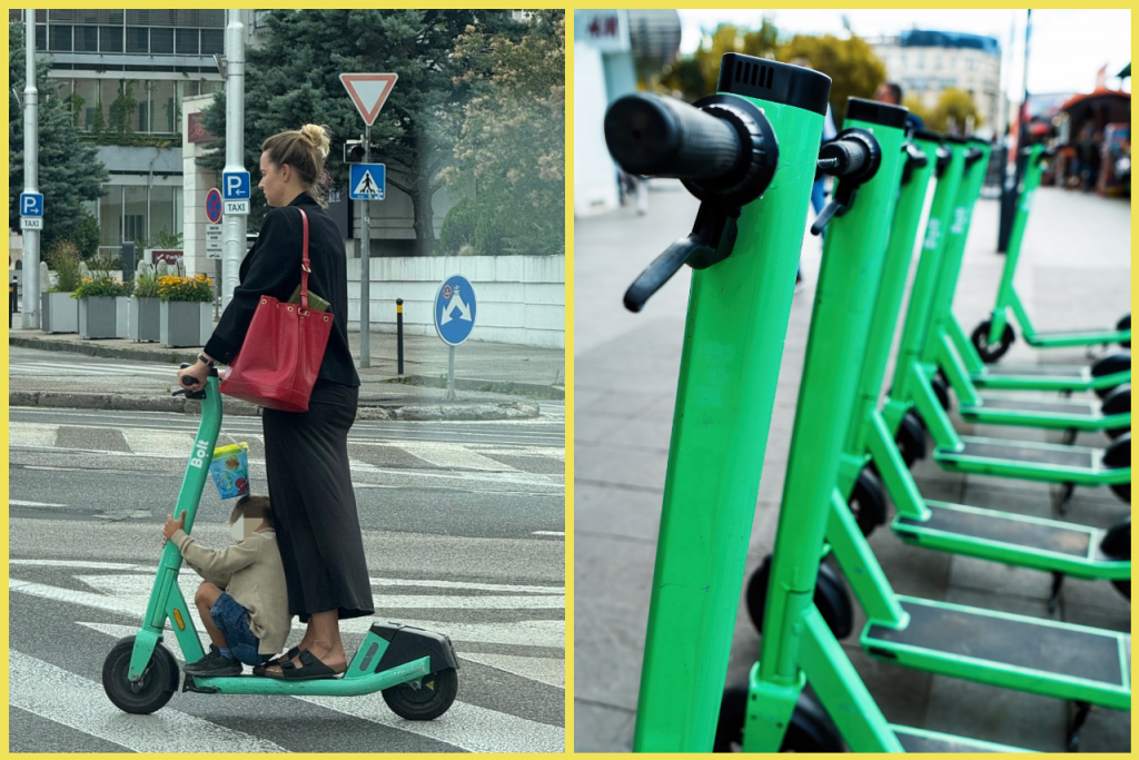 Tabaková celej krajine ukázala, ako sa na elektrickej kolobežke jazdiť nemá.