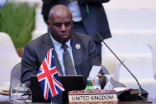 Britský minister zahraničia David Lammy. FOTO: Reuters