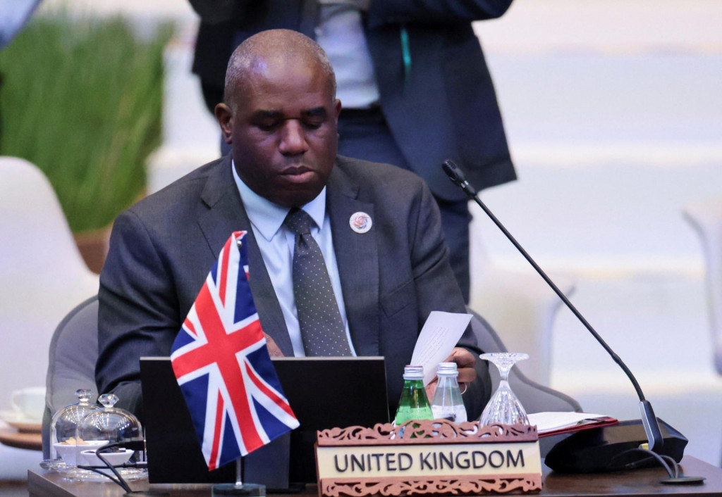 Britský minister zahraničia David Lammy. FOTO: Reuters