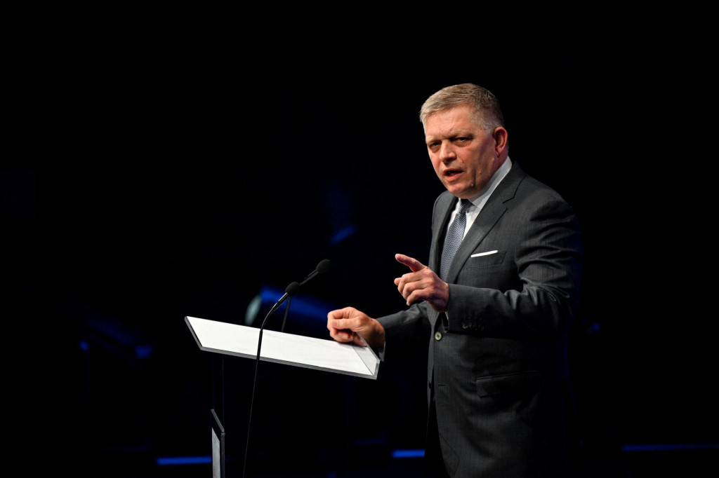 Premiér Robert Fico. FOTO: Reuters