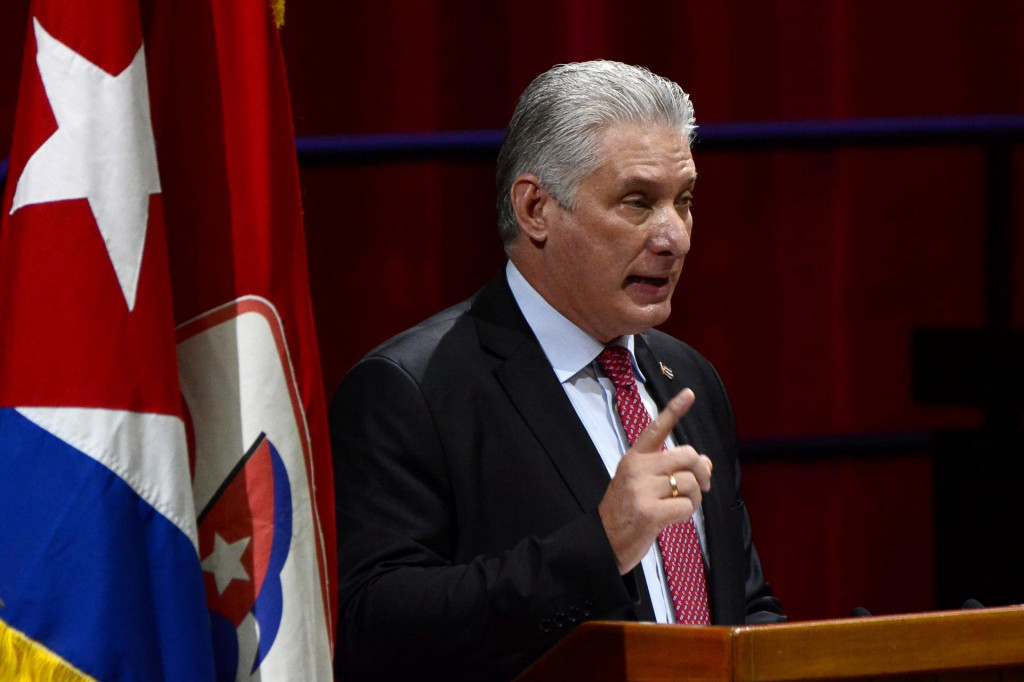 Prezident Kuby Miguel Diaz-Canel. FOTO: Reuters